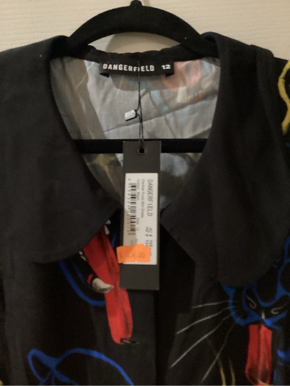NWT DANGERFIELD Panther Punk Mini Dress - Picture 6 of 7